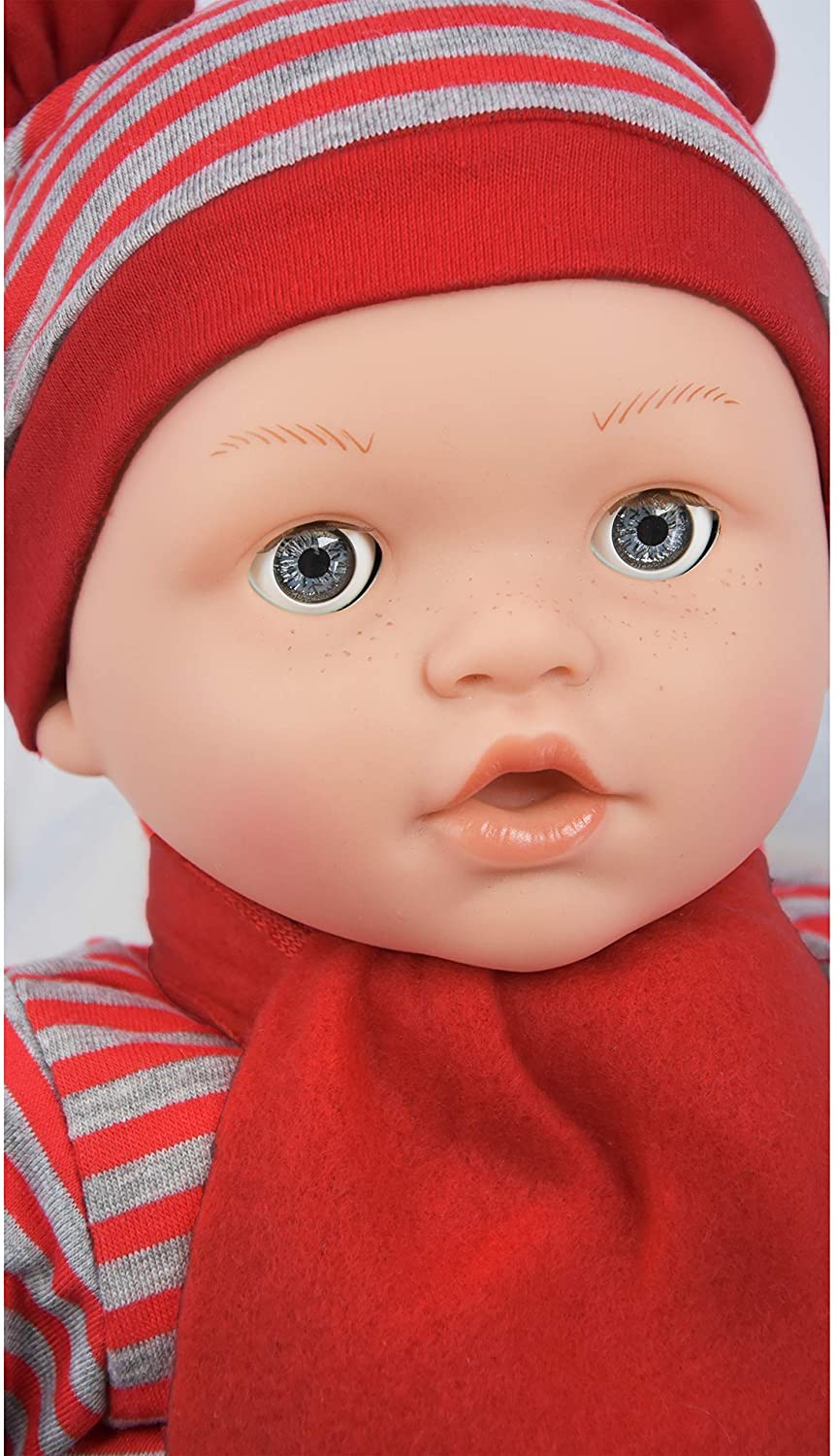 Sleeping Girl Dolls with Freckles, Sounds and Dummy
