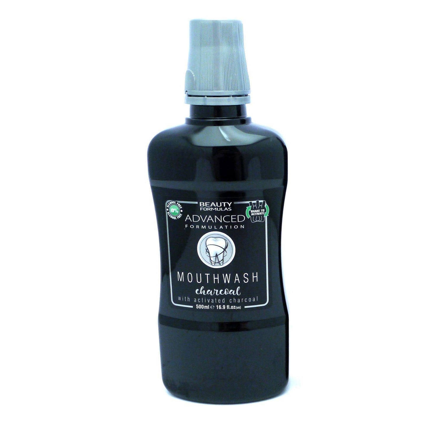 Beauty Formulas Advanced Charcoal Mouthwash 500ml