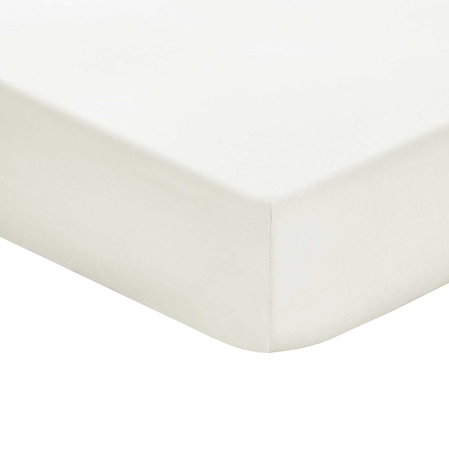 Dunnes Double Bed Brushed Cotton Cream Colour Fitted Sheet