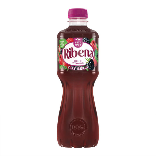 Ribena Very Berry Bottle 500ml (Box of 12)