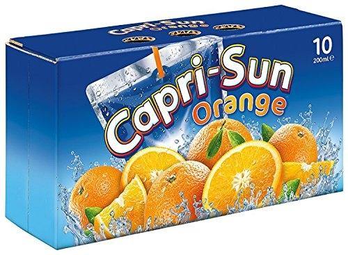 Capri-Sun Orange 200ml (4 Packs of 10, Total 40)