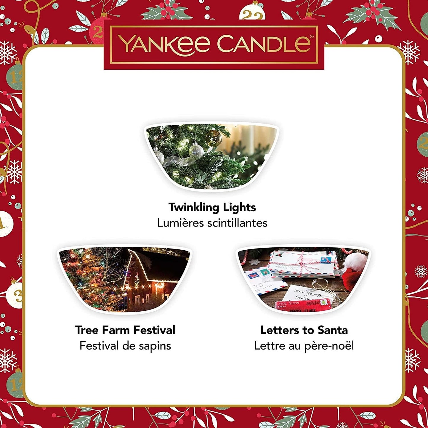 Yankee Candle Warmer & Wax Melts Gift Set - Countdown to Christmas Collection