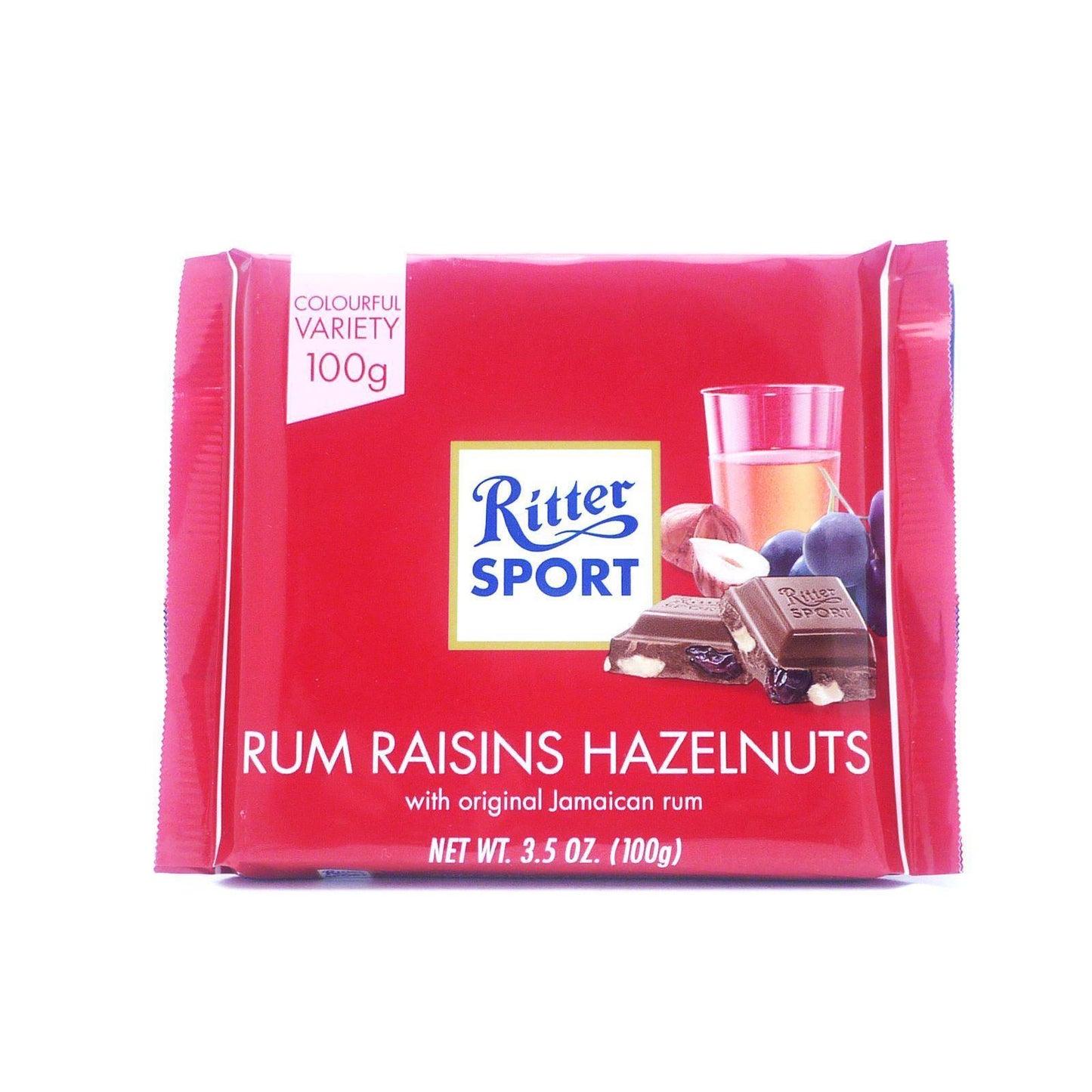 Ritter Sport Rum & Raisin 100g (Box of 12)