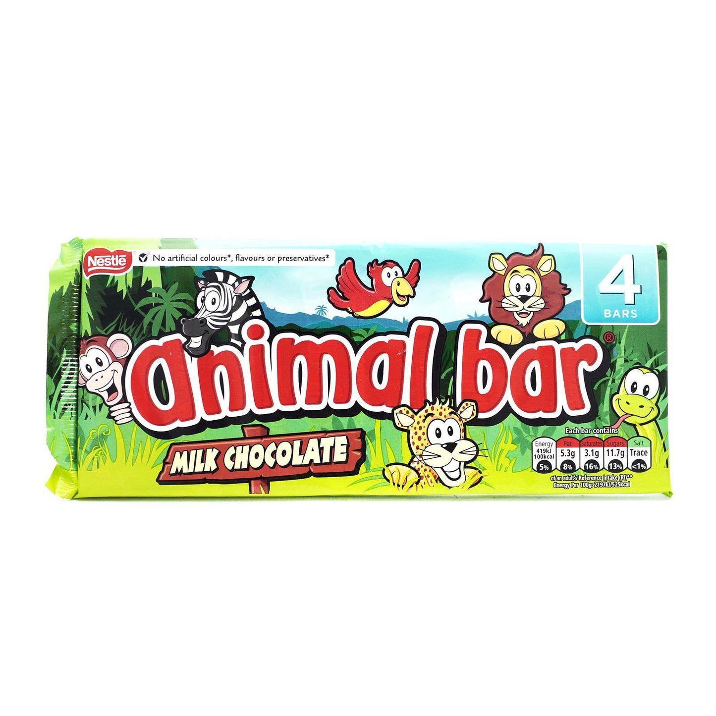 Nestle Animal Bar 76g (36 Packs of 4, Total 144)