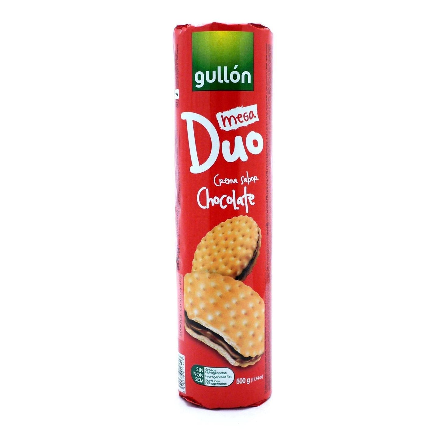 Gullon Mega Duo Chocolate Biscuits 500g (Box of 20)