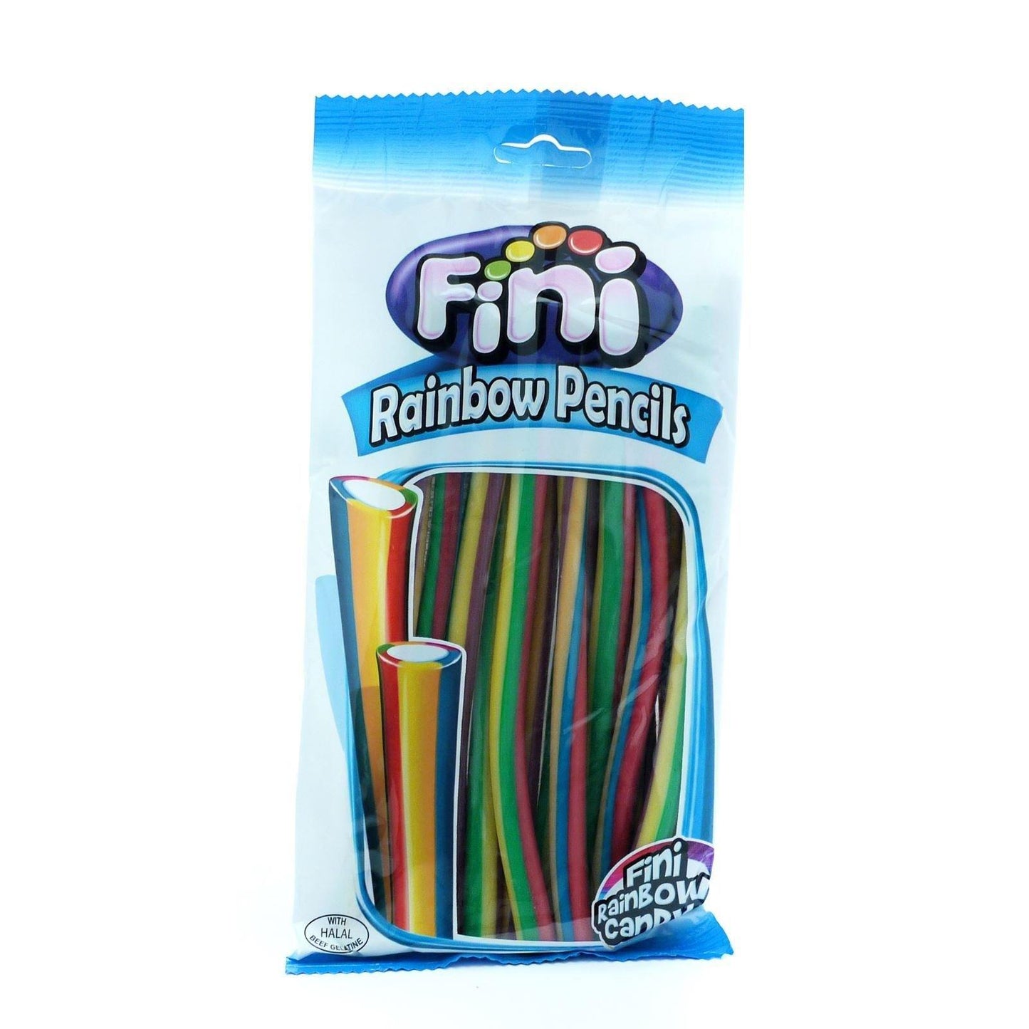 Fini Rainbow Pencils Soft Sweets 250g  (Box of 20)