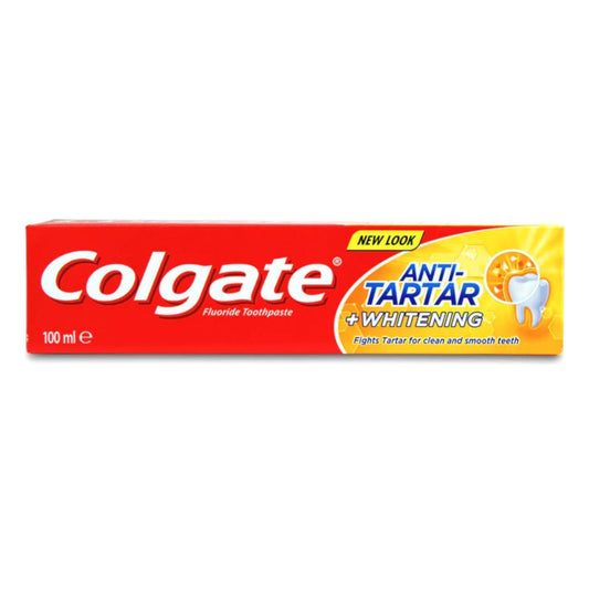 Colgate Anti Tartar + Whitening Fluoride Toothpaste 100ml