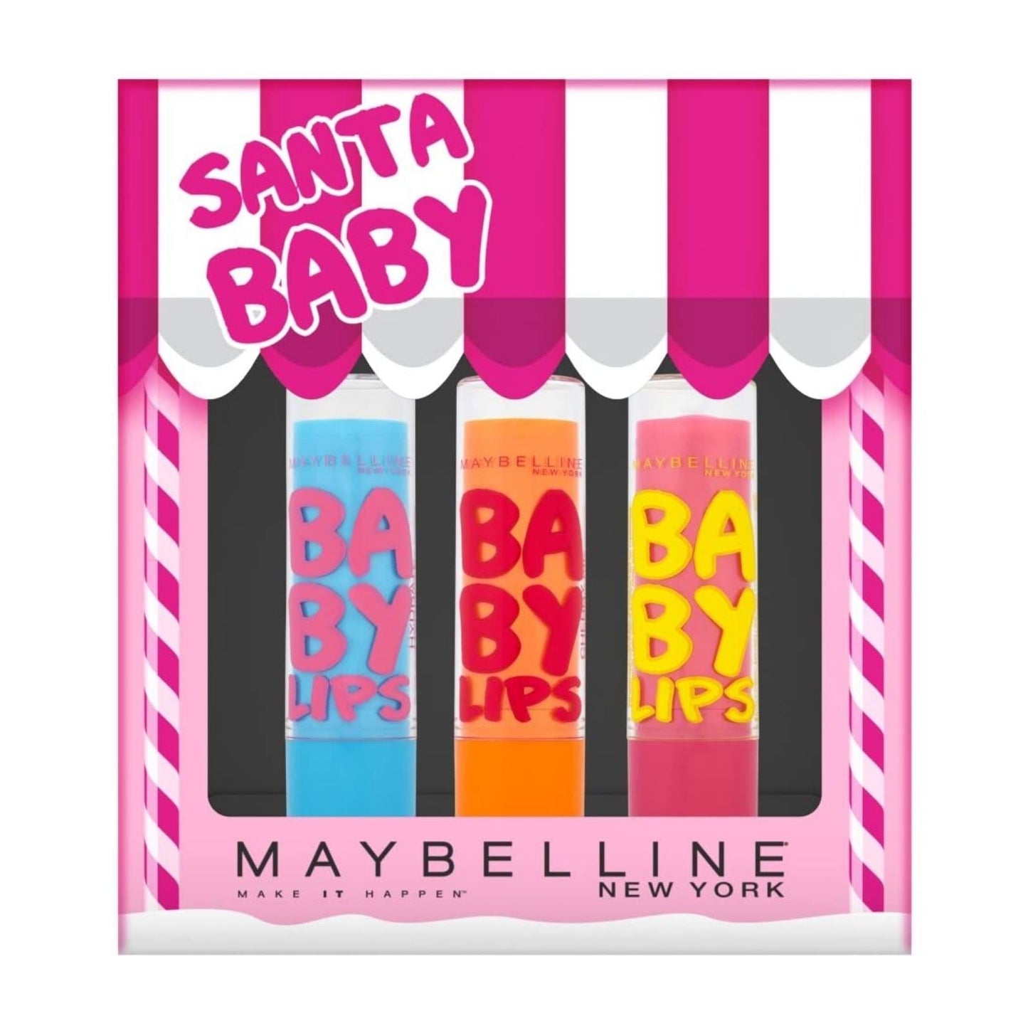 Maybelline Baby Lips Santa Baby Lip Balm Gift Set (Damaged Box)