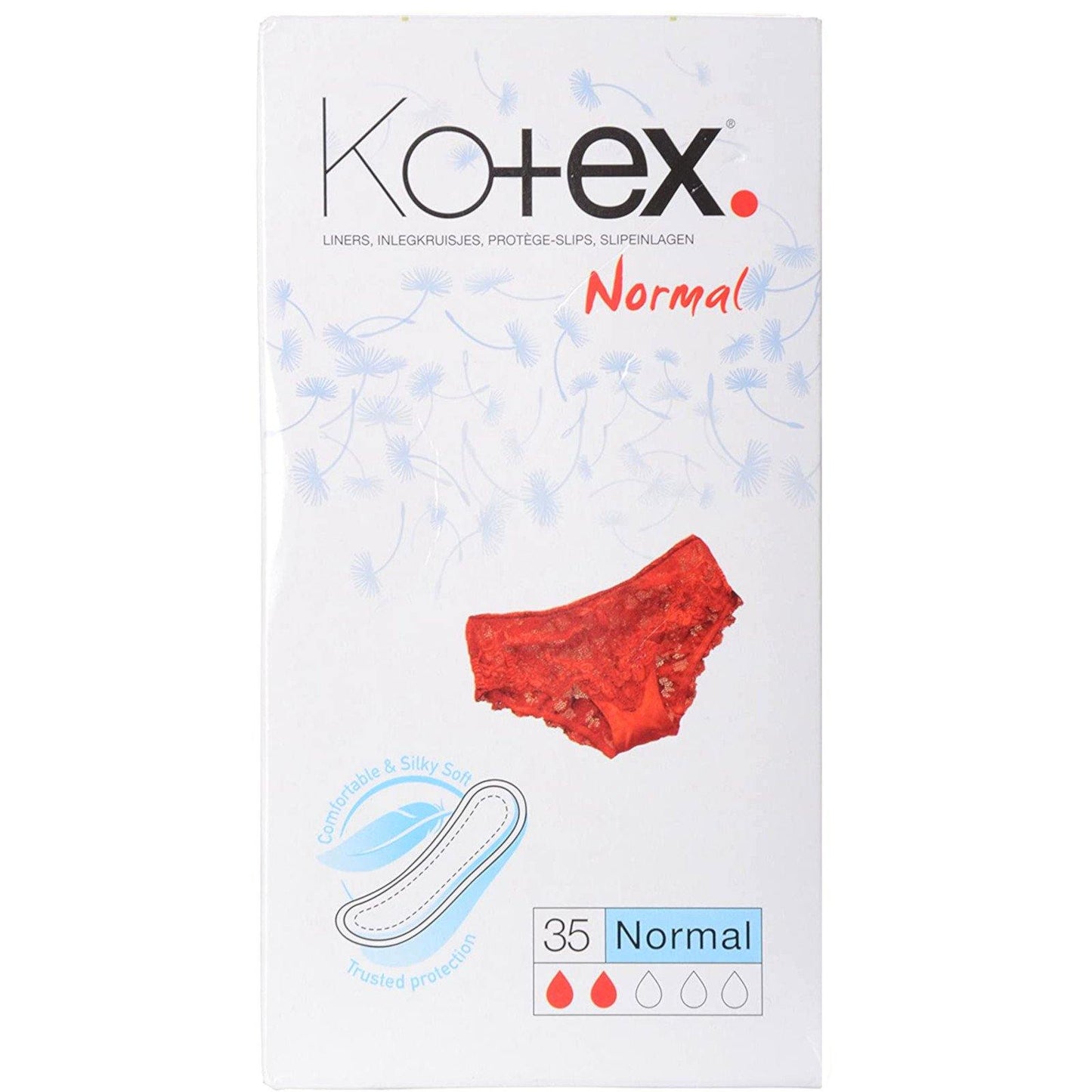 Kotex Panty Liners Normal 35'S (Box of 12)