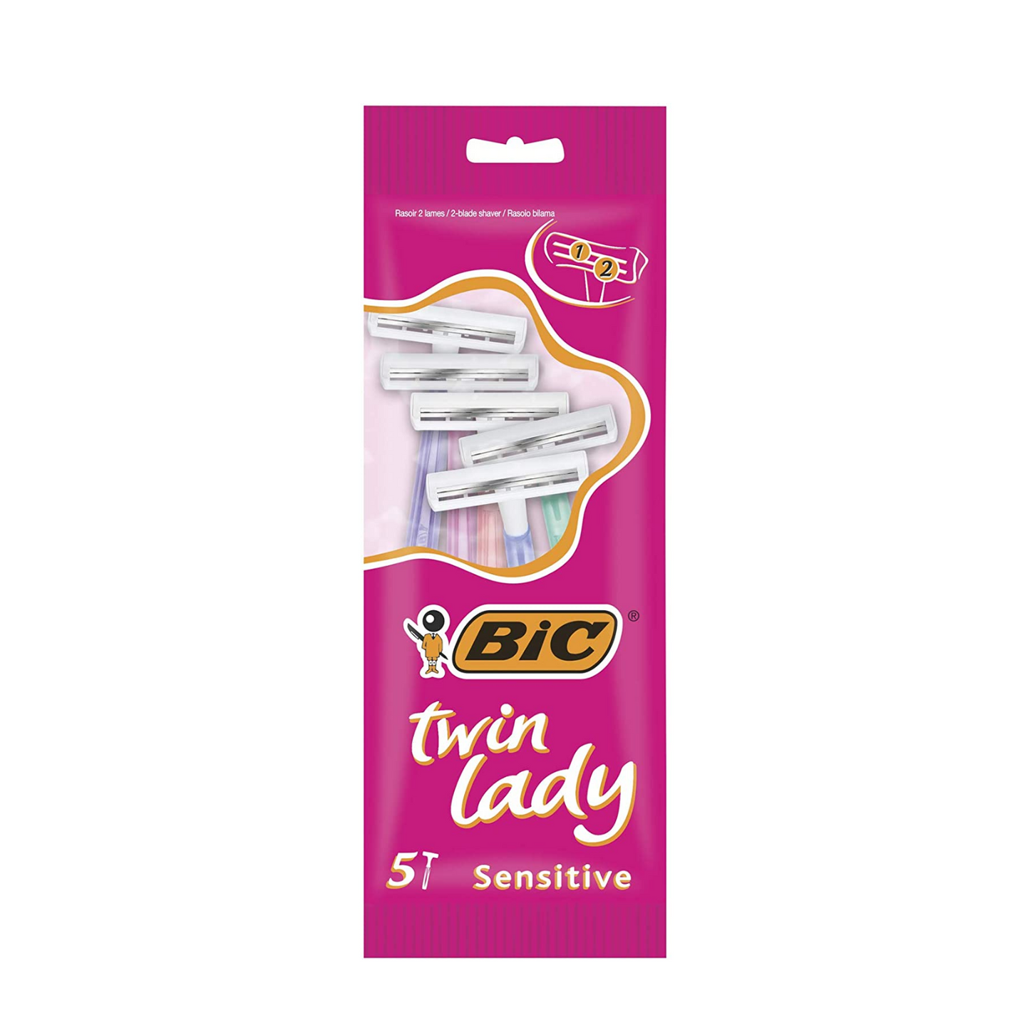 Bic Twin Lady Razors - Pack of 5