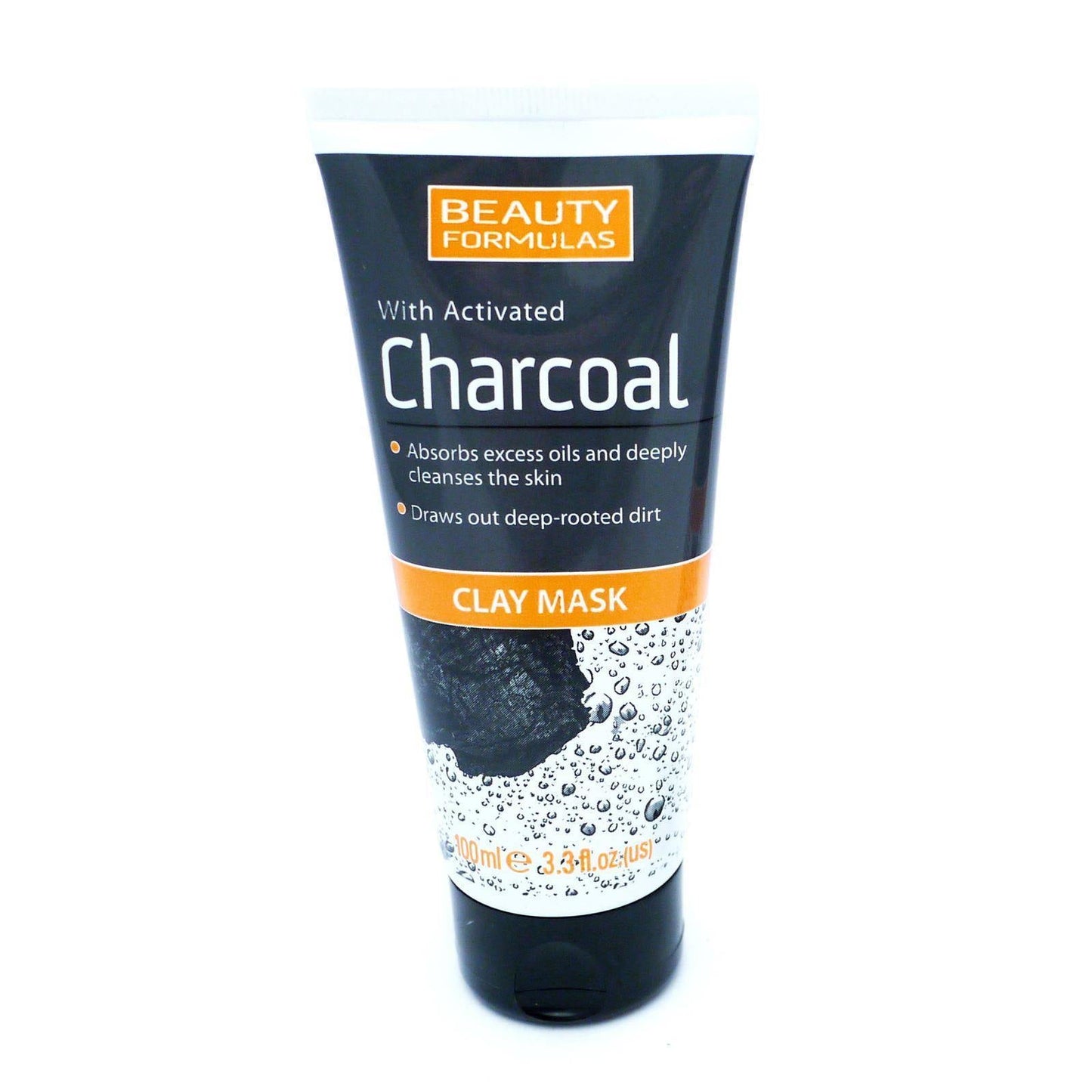 Beauty Formulas Charcoal Clay Face Mask 100ml