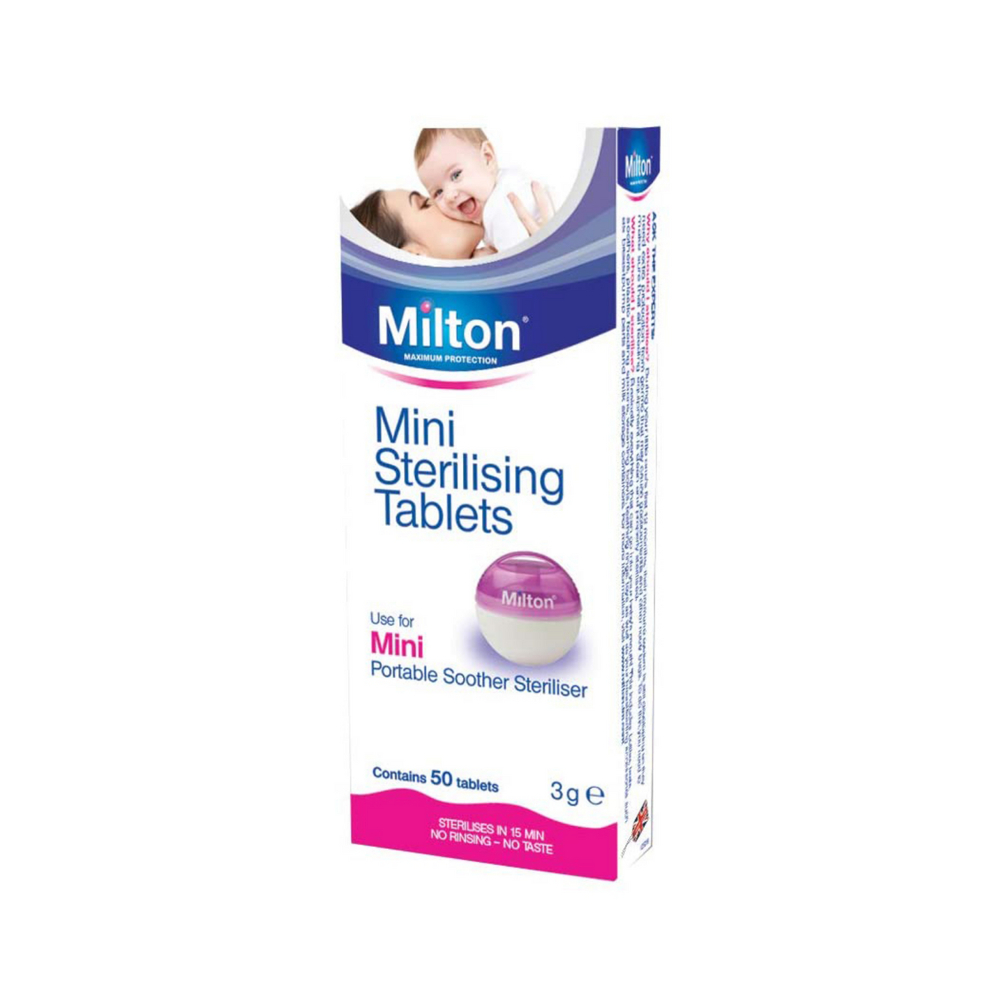 Milton Mini Sterilising Tablets - 50 Pack