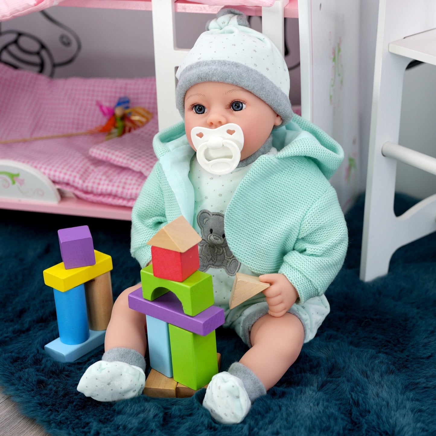 Baby Doll With Dummy & Sounds Mint