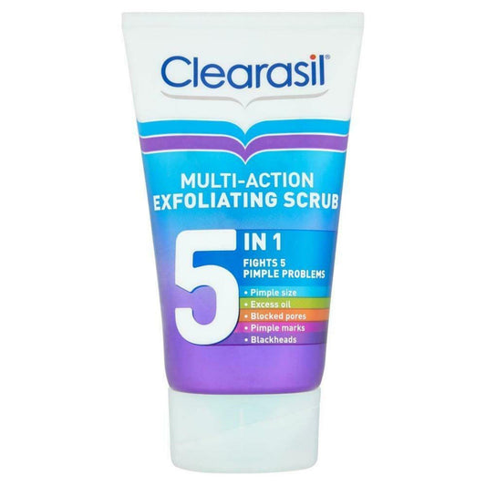 Clearasil 5 in 1 Multi-Action Exfoliating Scrub 150ml