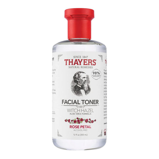 Thayers Hydrating Alcohol-free Facial Toners - Aloe Vera, Witch Hazel & Rose Petal - 355ml