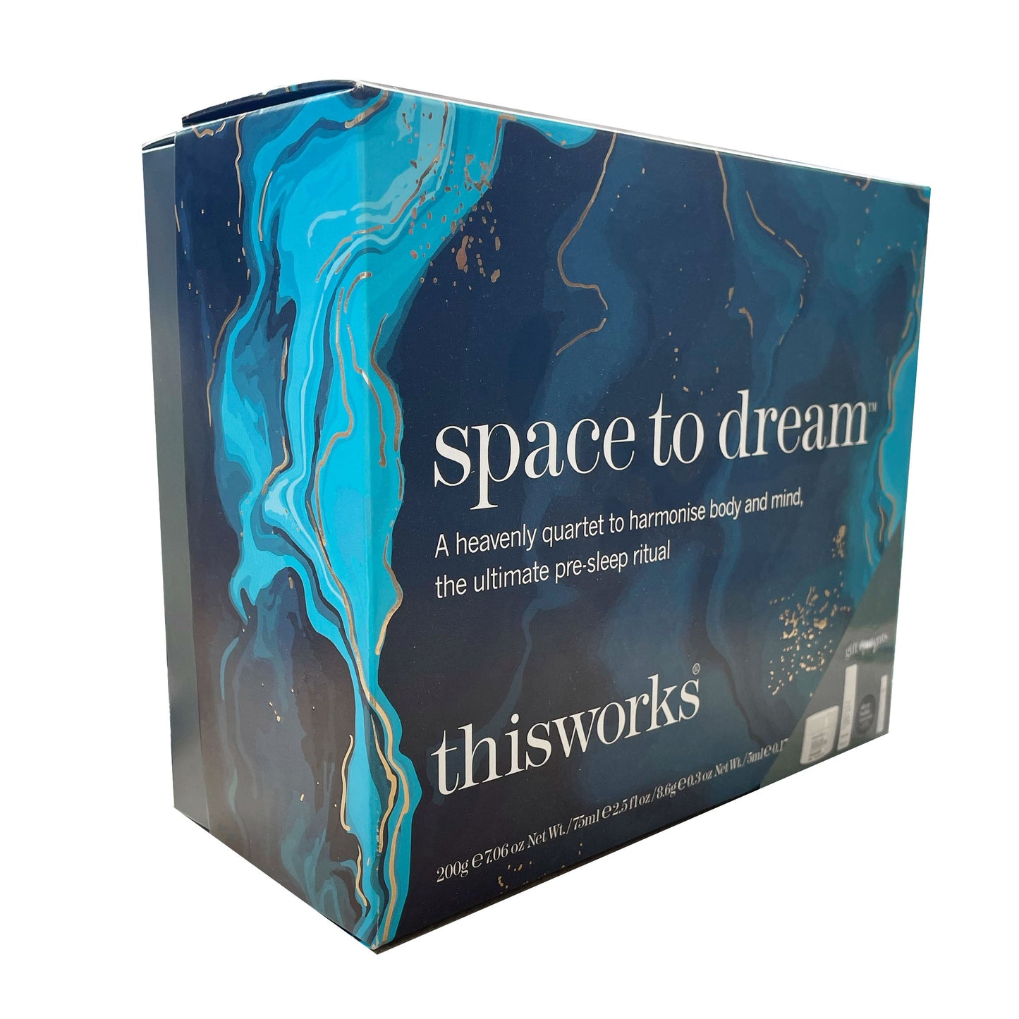 This Works Space To Dream Gift Set- Sleep Spray Bath Salt Sleep Balm Roll On